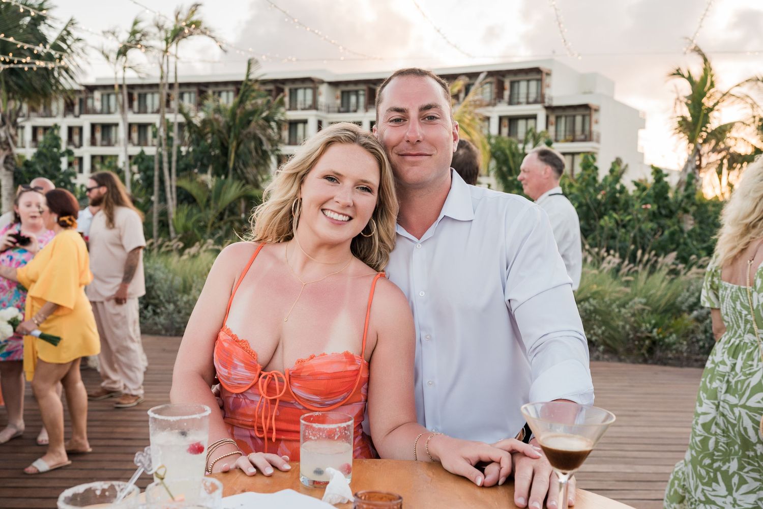 wedding at secrets Playa Blanca