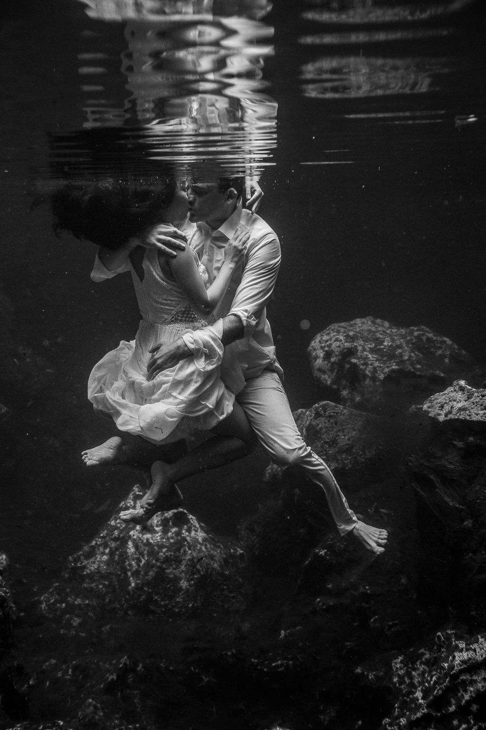 tulum cenote underwater photoshoot