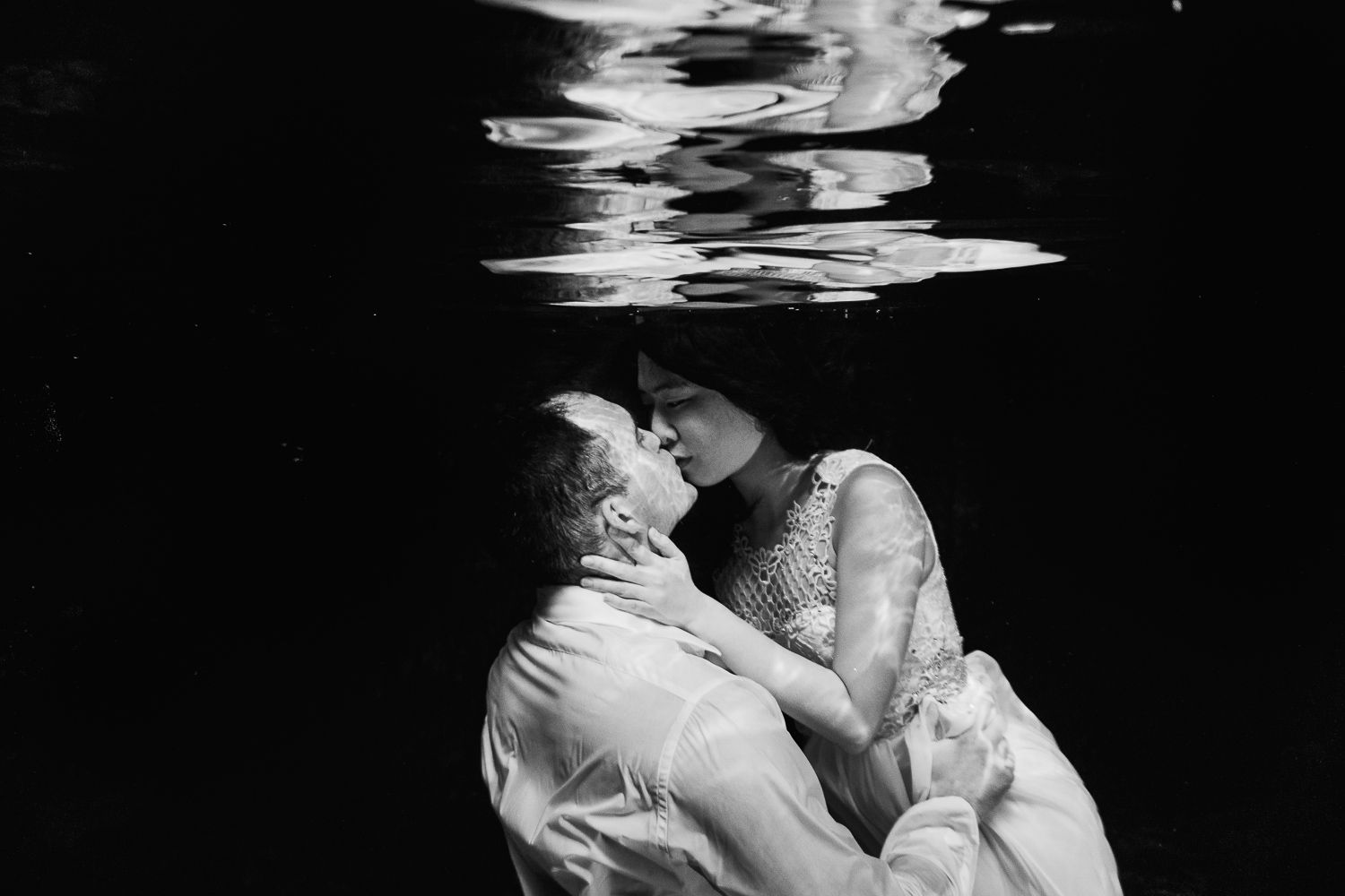tulum cenote underwater photoshoot