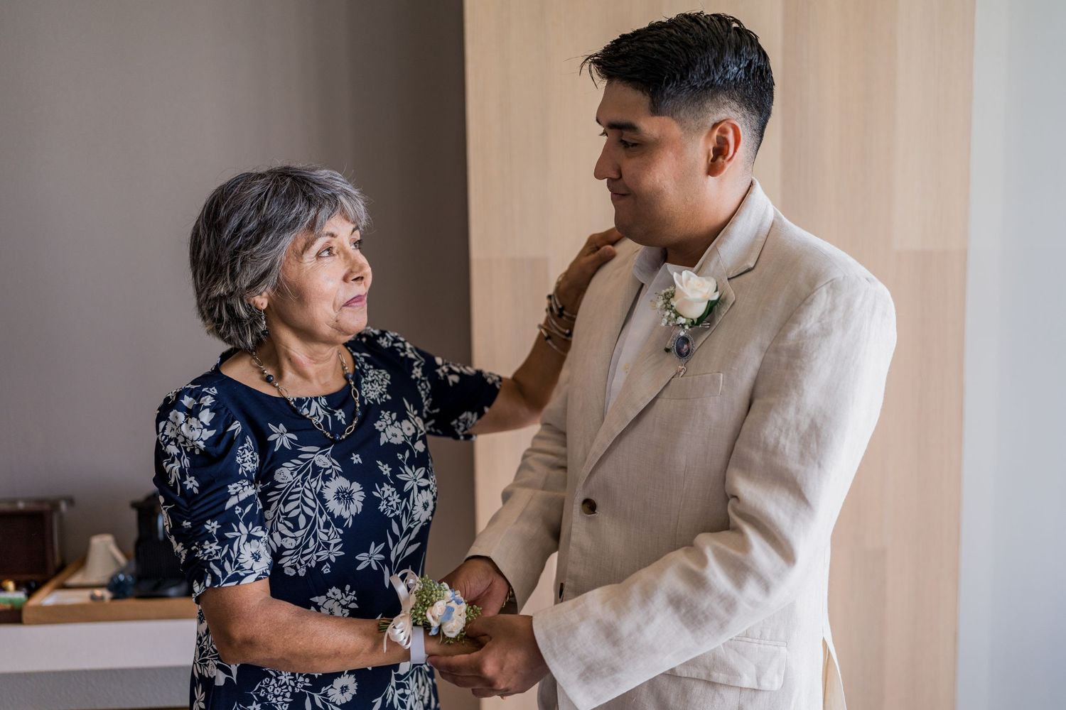 Dreams Vista Cancun Resort & Spa wedding - groom getting ready