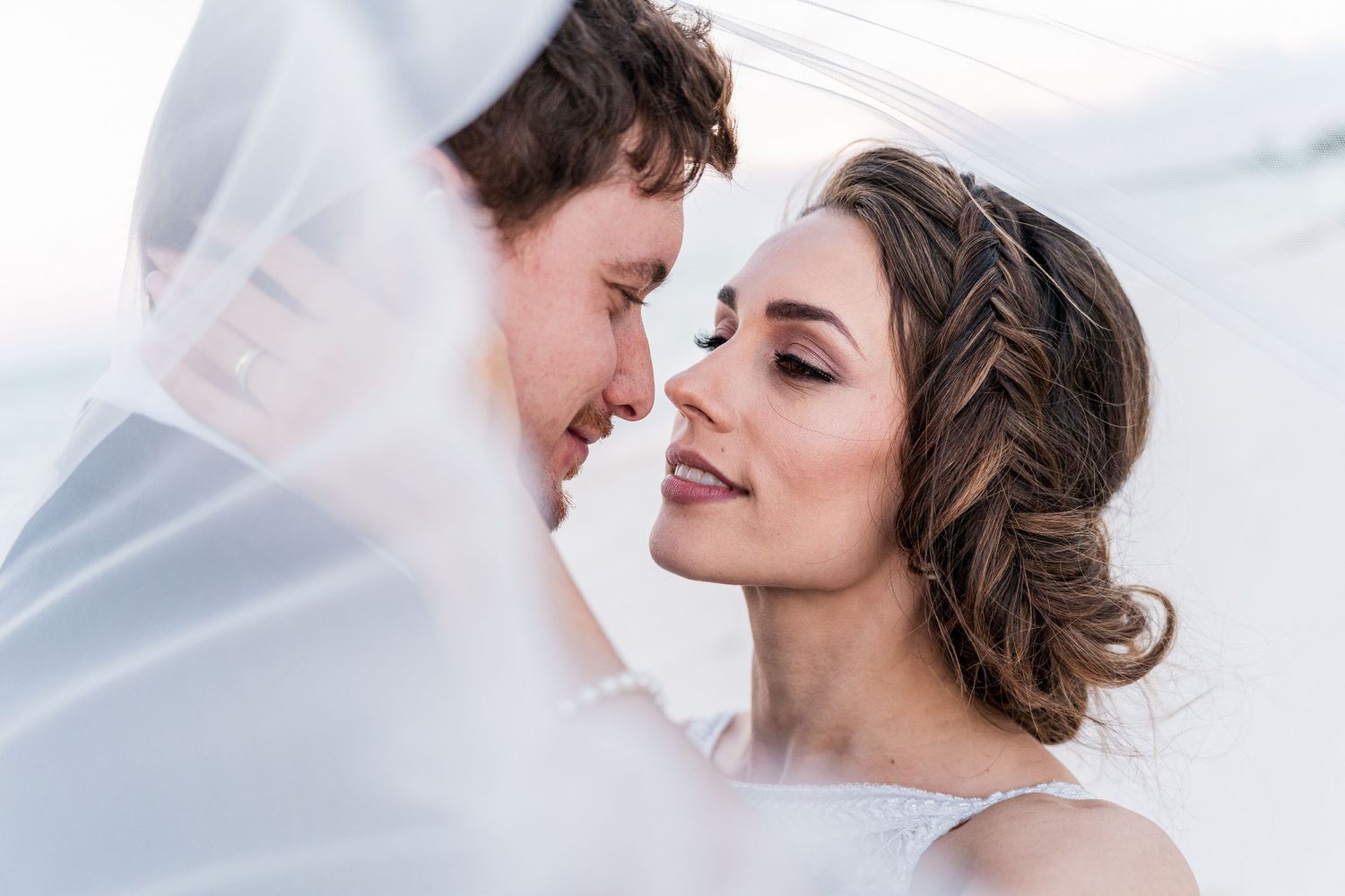 mexico wedding photographer & filmmaker - couple romantic portrait