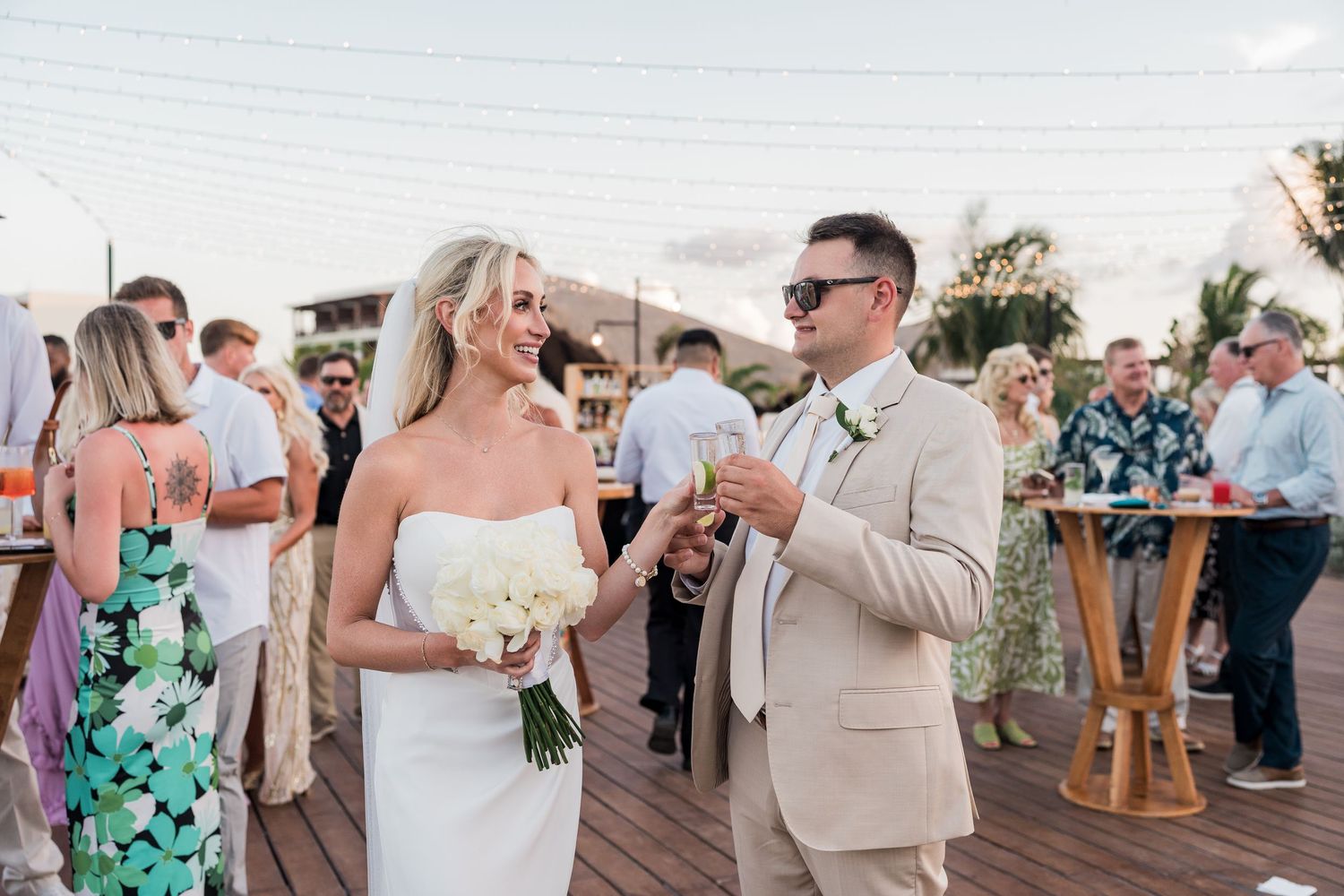 wedding at secrets Playa Blanca