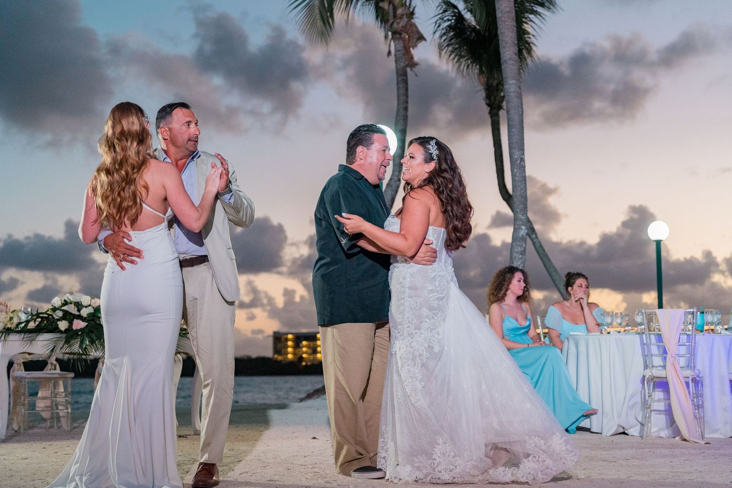 Barceló Maya Palace wedding reception first dance