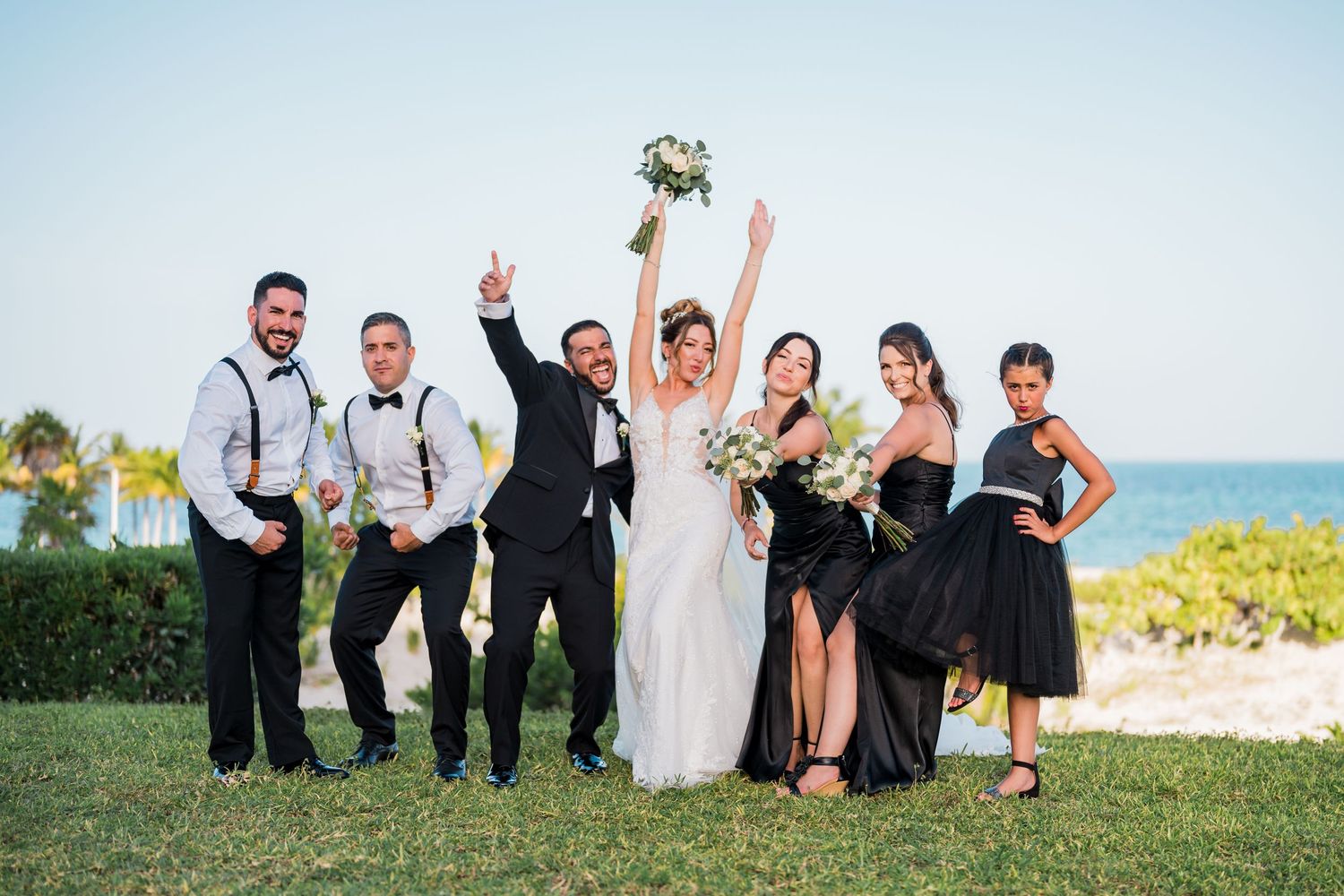 Riu Palace Costa Mujeres Wedding - bridal party