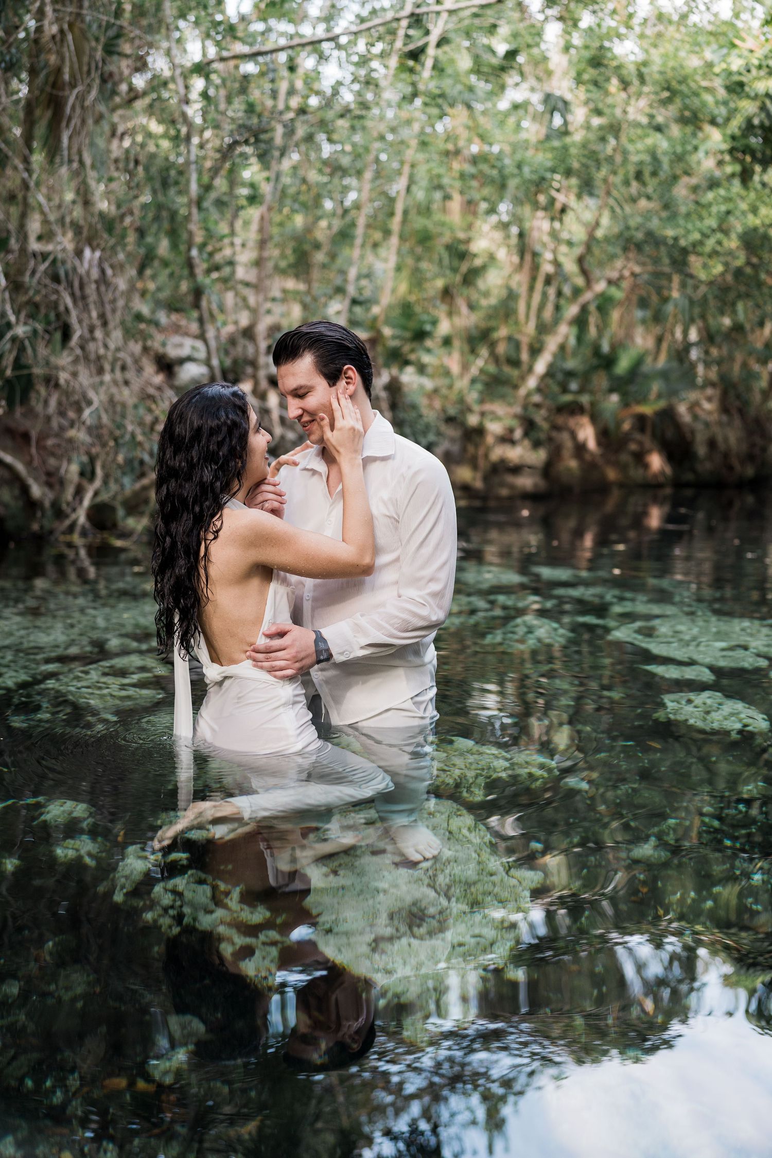 cenote marriage proposal photographer