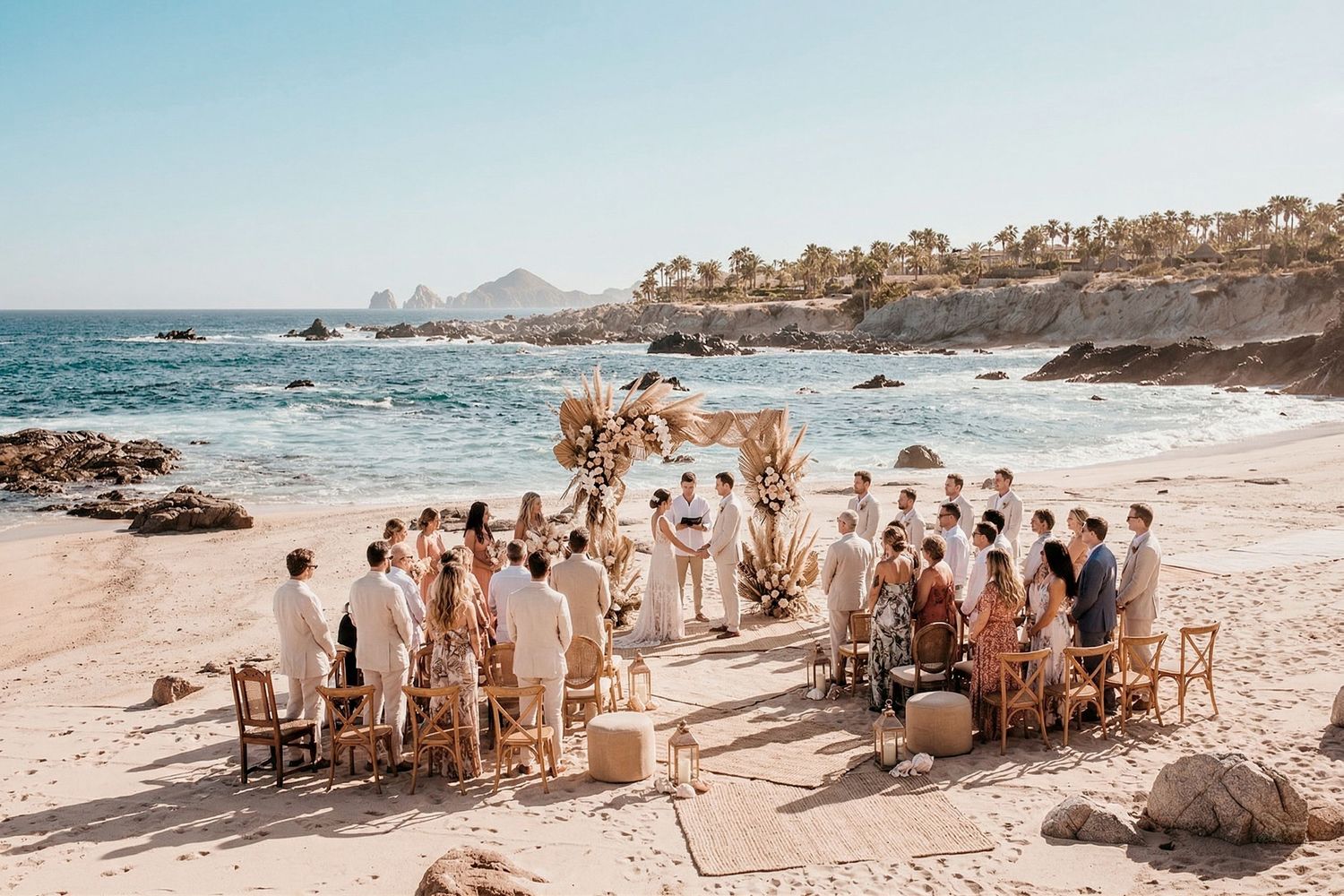 Beach wedding ceremony | cabo wedding photographer & filmmaker