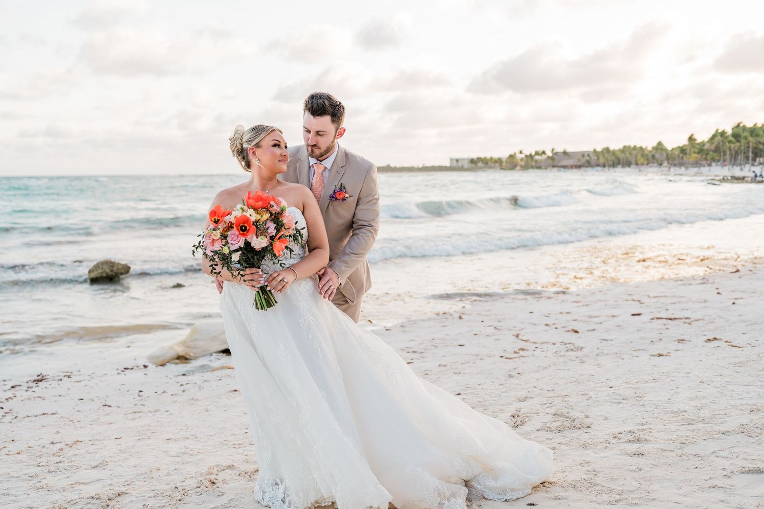 mexico beach wedding photographer