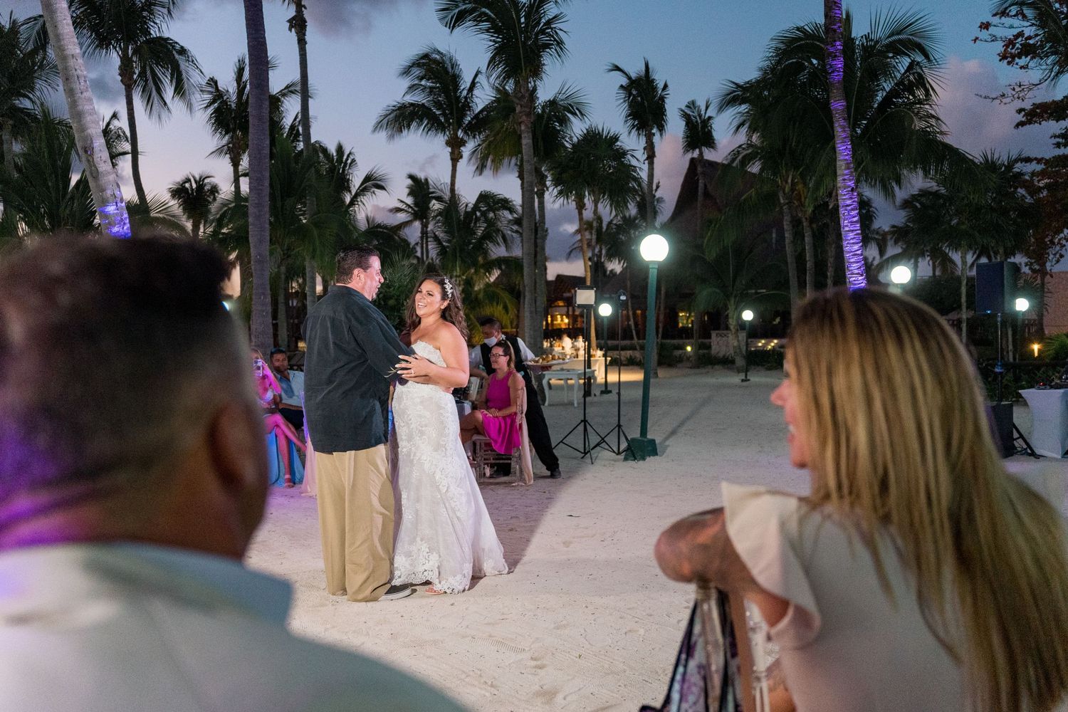 Barceló Maya Palace wedding reception first dance