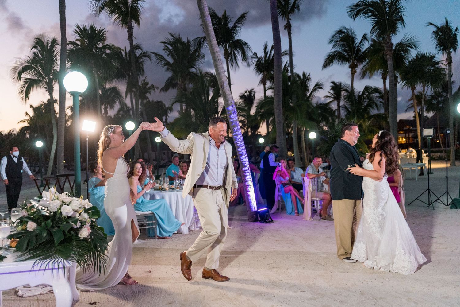 Barceló Maya Palace wedding reception first dance