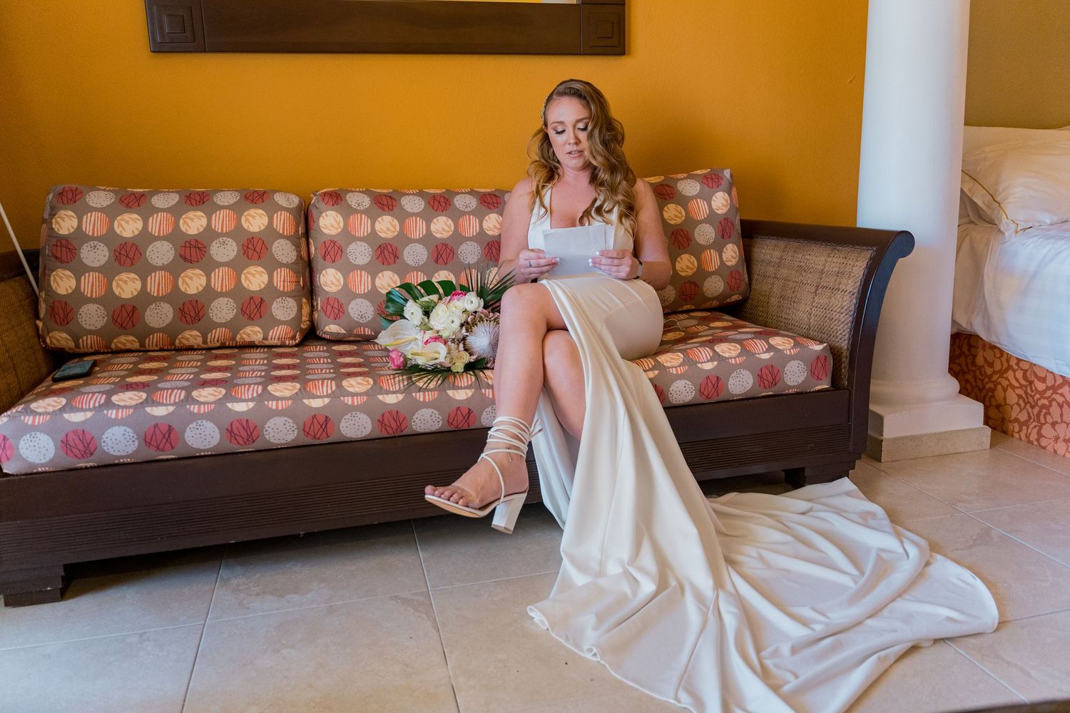 Barceló Maya Grand Resort wedding bride getting ready