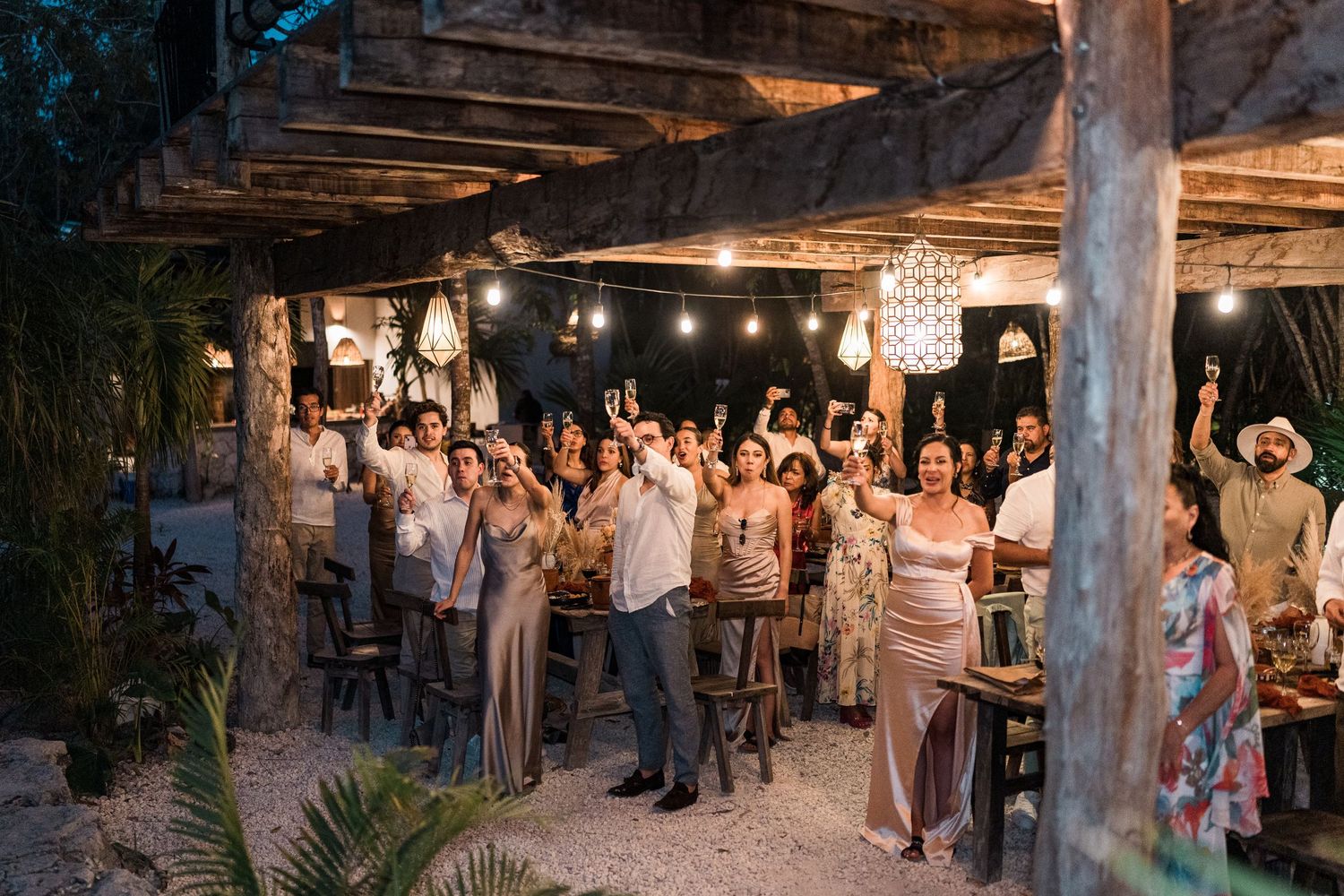 vesica tulum wedding reception