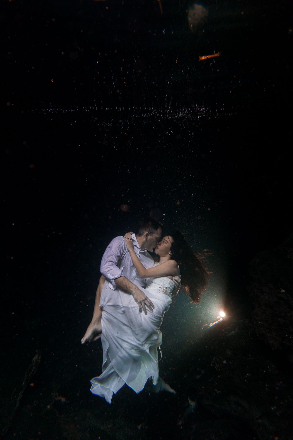 tulum cenote underwater photoshoot