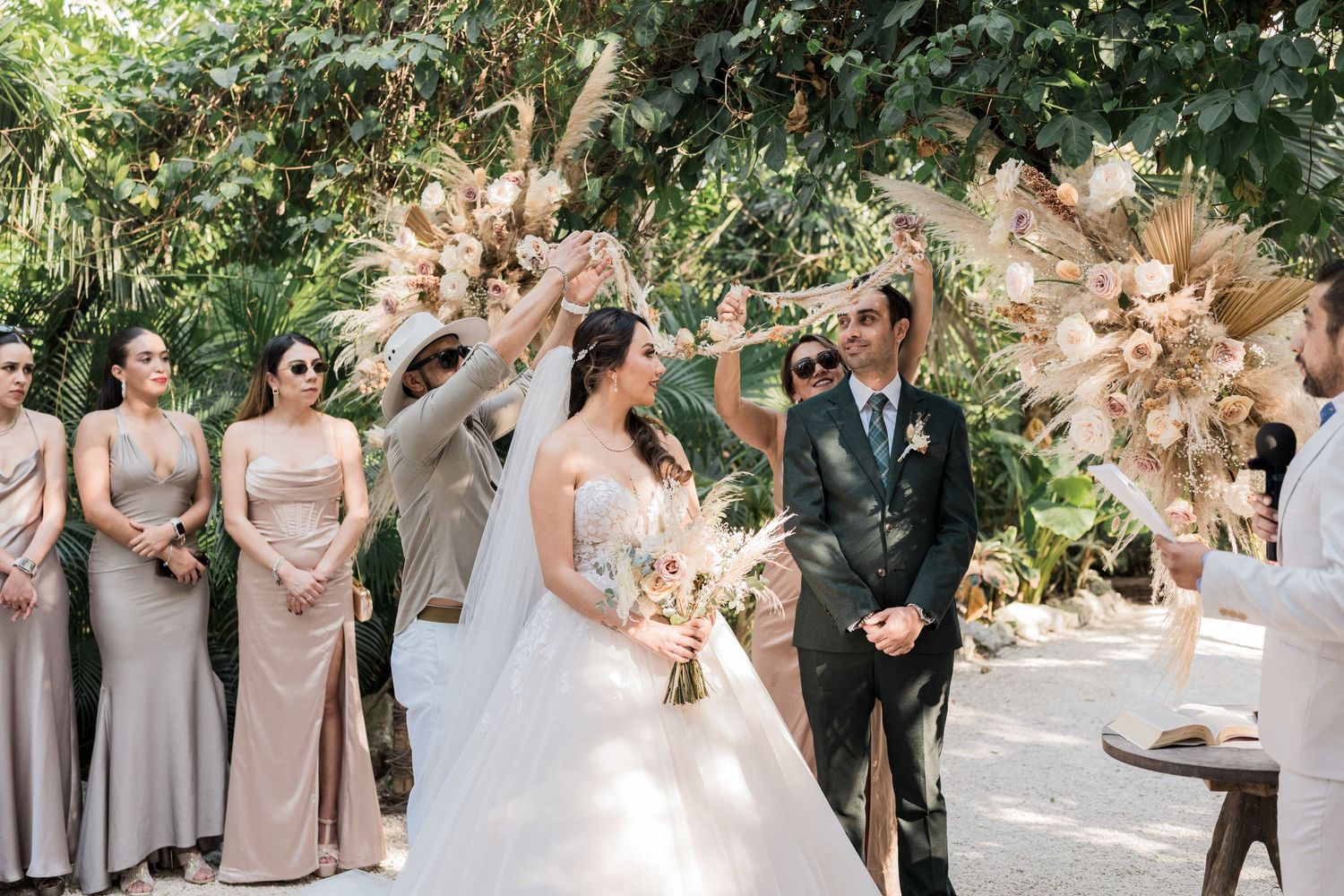 vesica tulum wedding ceremony