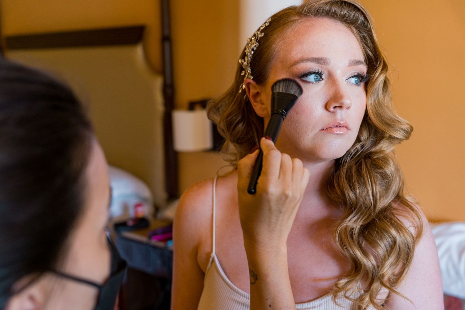 Barceló Maya Grand Resort wedding bride make up