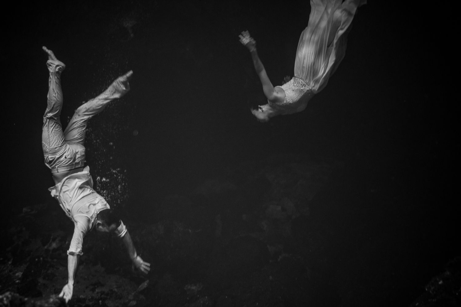 tulum cenote underwater photoshoot