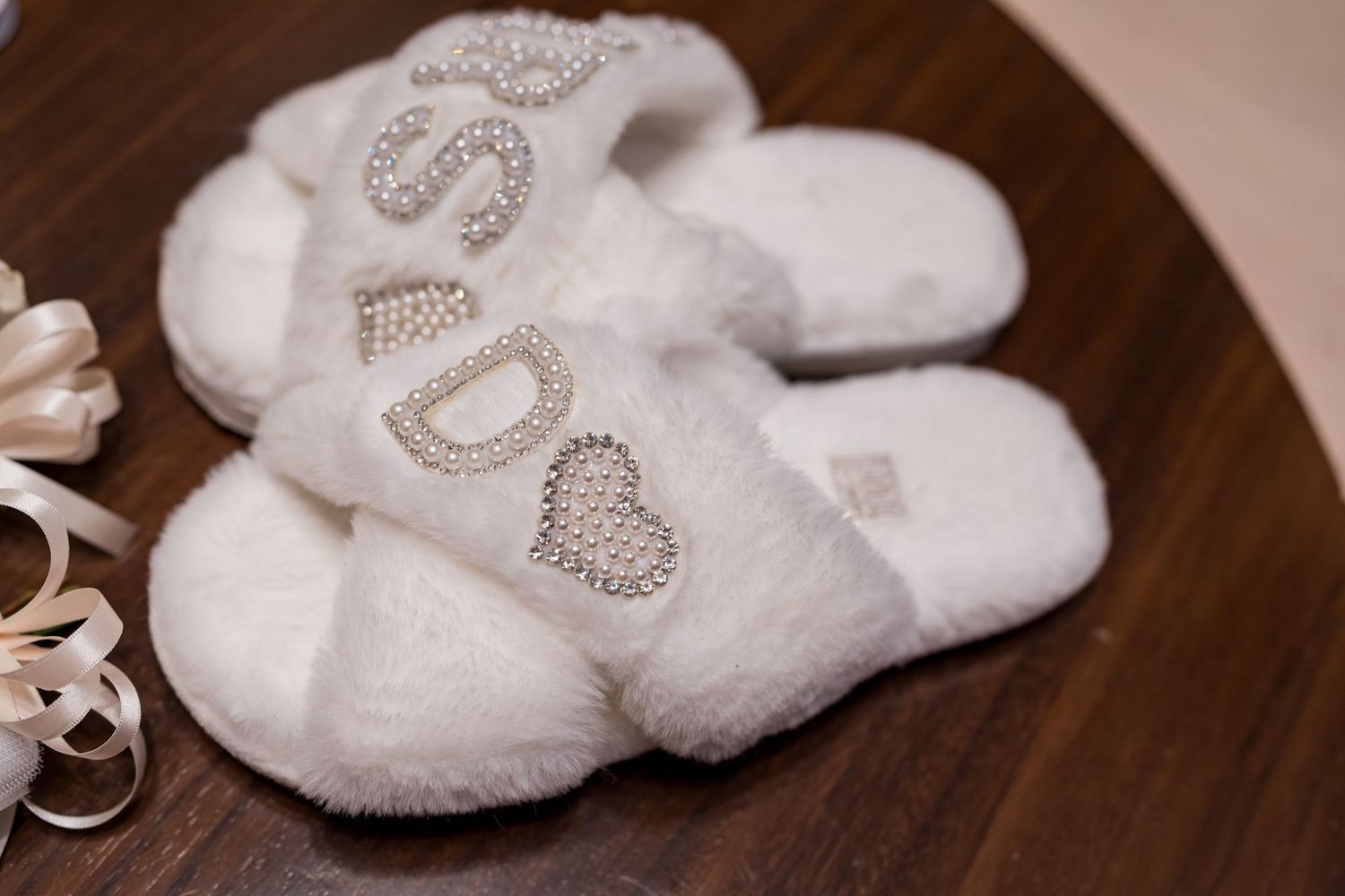 Dreams Vista Cancun Resort & Spa wedding - bride slippers