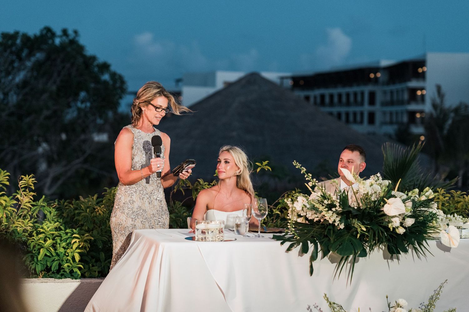 wedding at secrets Playa Blanca