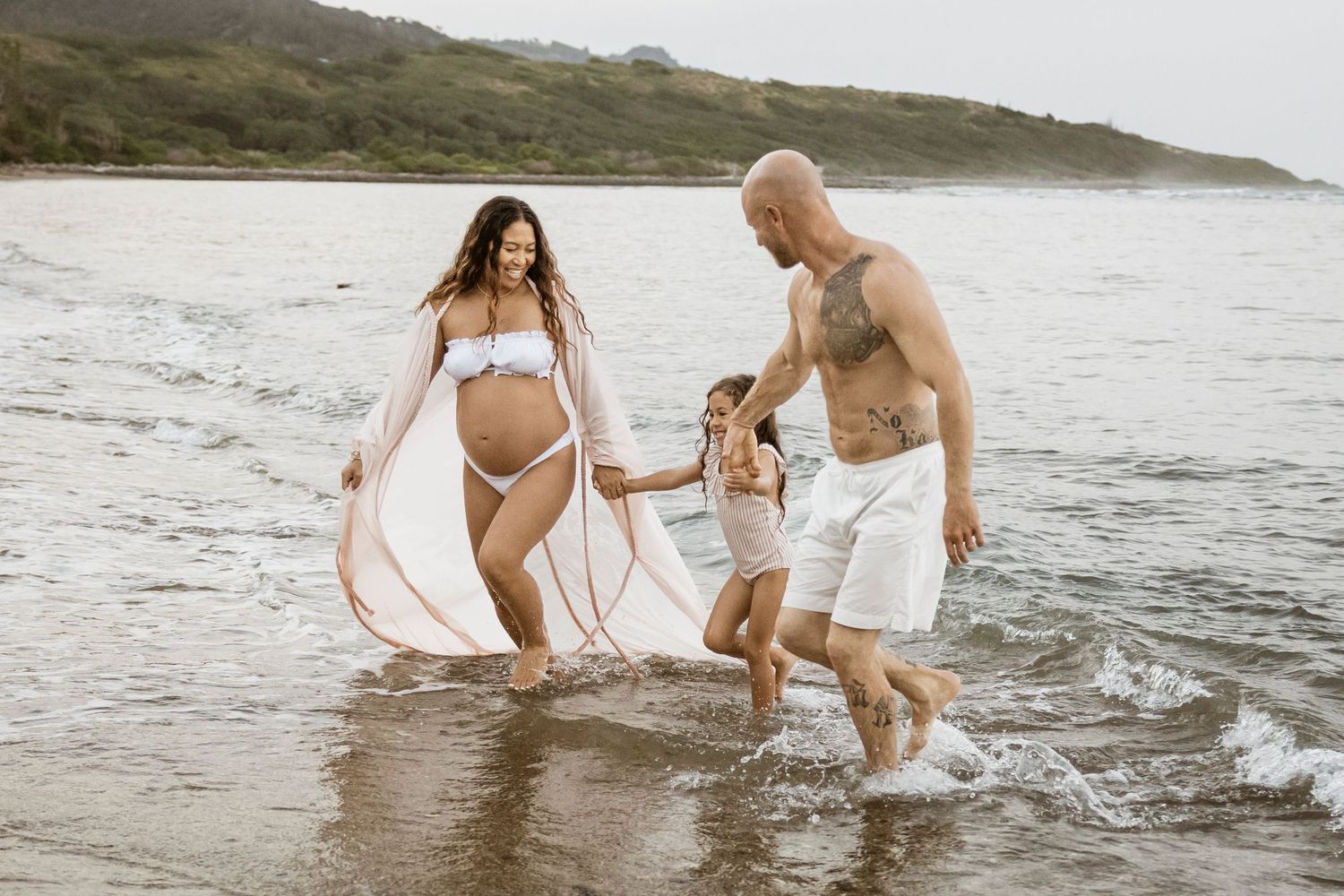 Family Beach Session in Hawaii by Wilmington, NC photographer