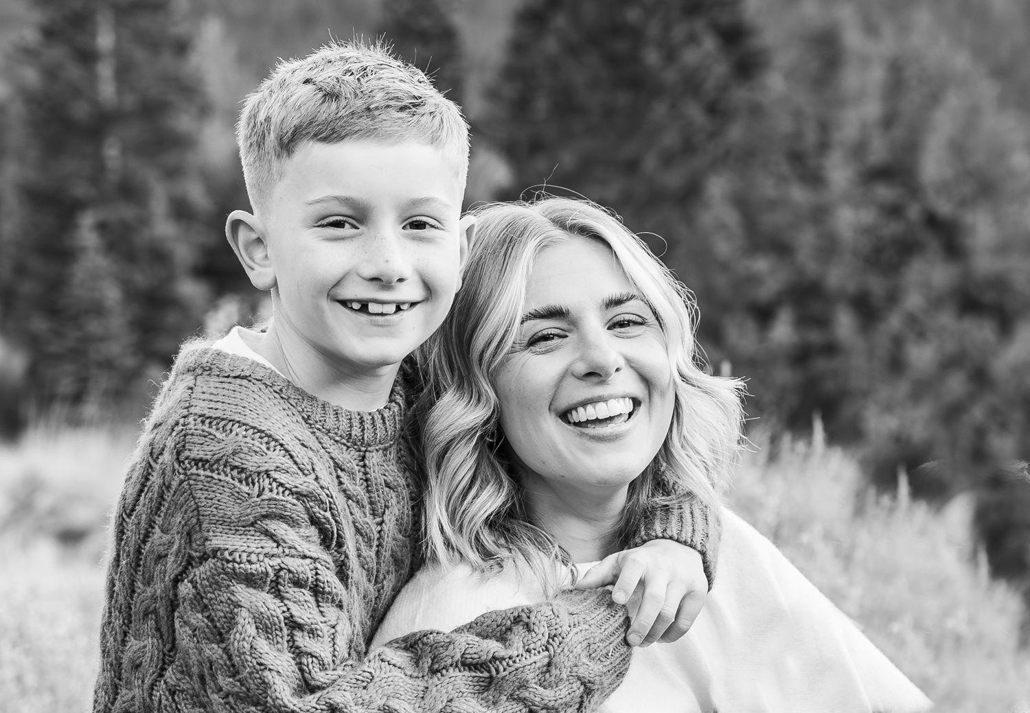 Family lifestyle portraits in the mountains American Fork Canyon, Utah
