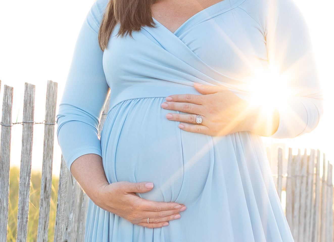 Beach Maternity photograph Wrightsville Beach NC by Highland Utah photographer