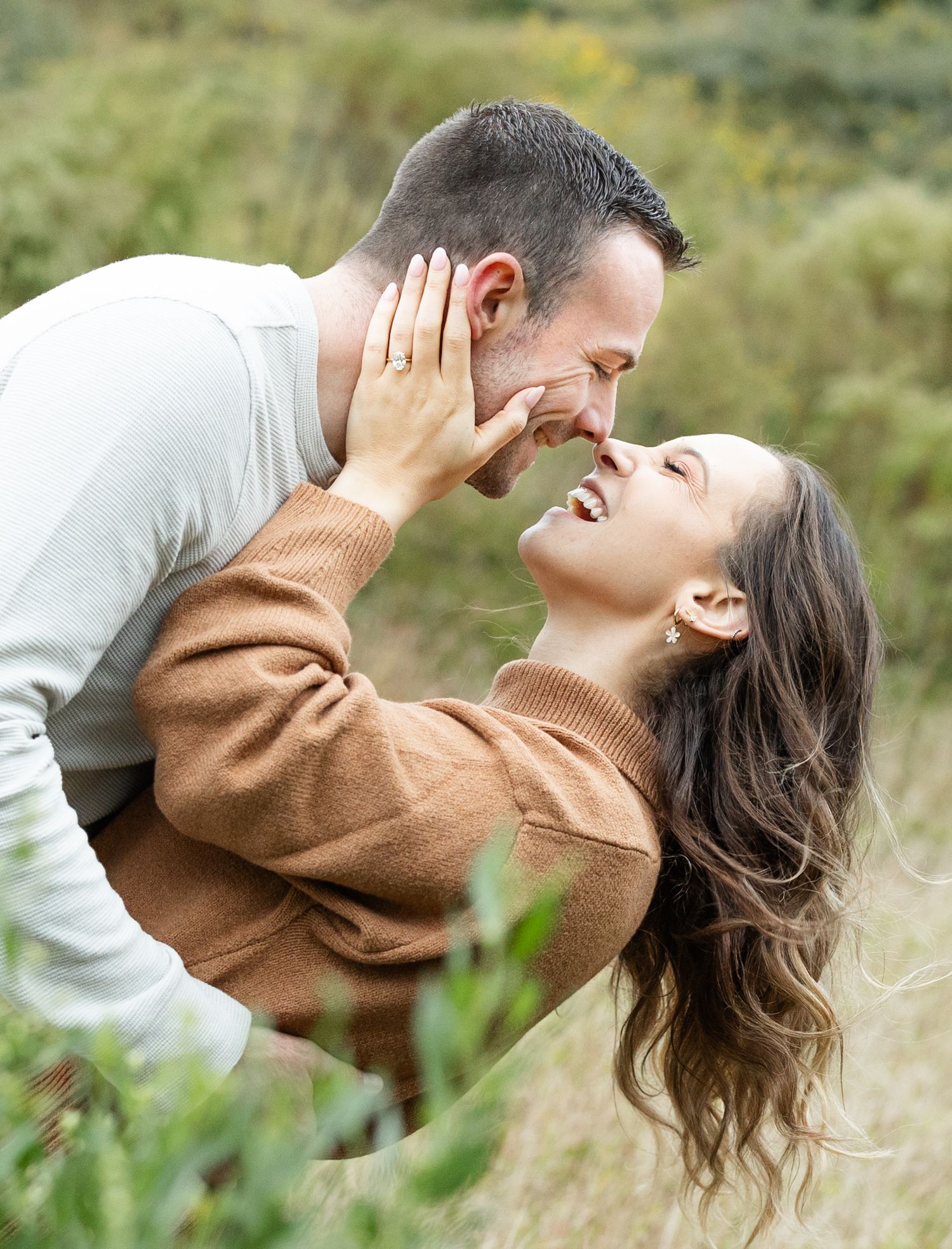 Couples' engagement portraits session Fort Fisher, NC Highland, Utah