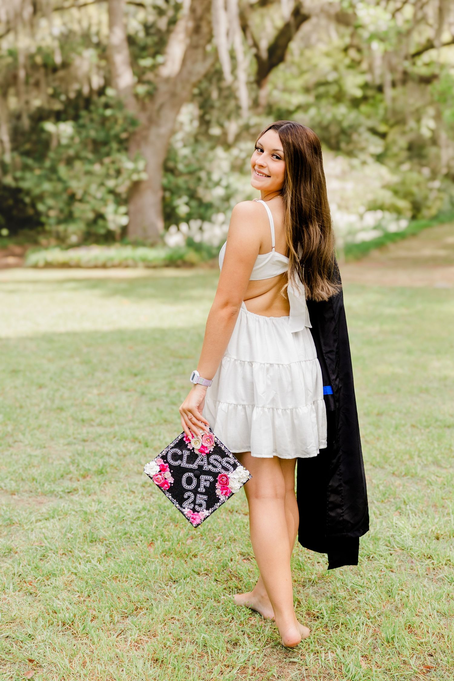 Senior Portraits Airlie gardens Wilmington, NC