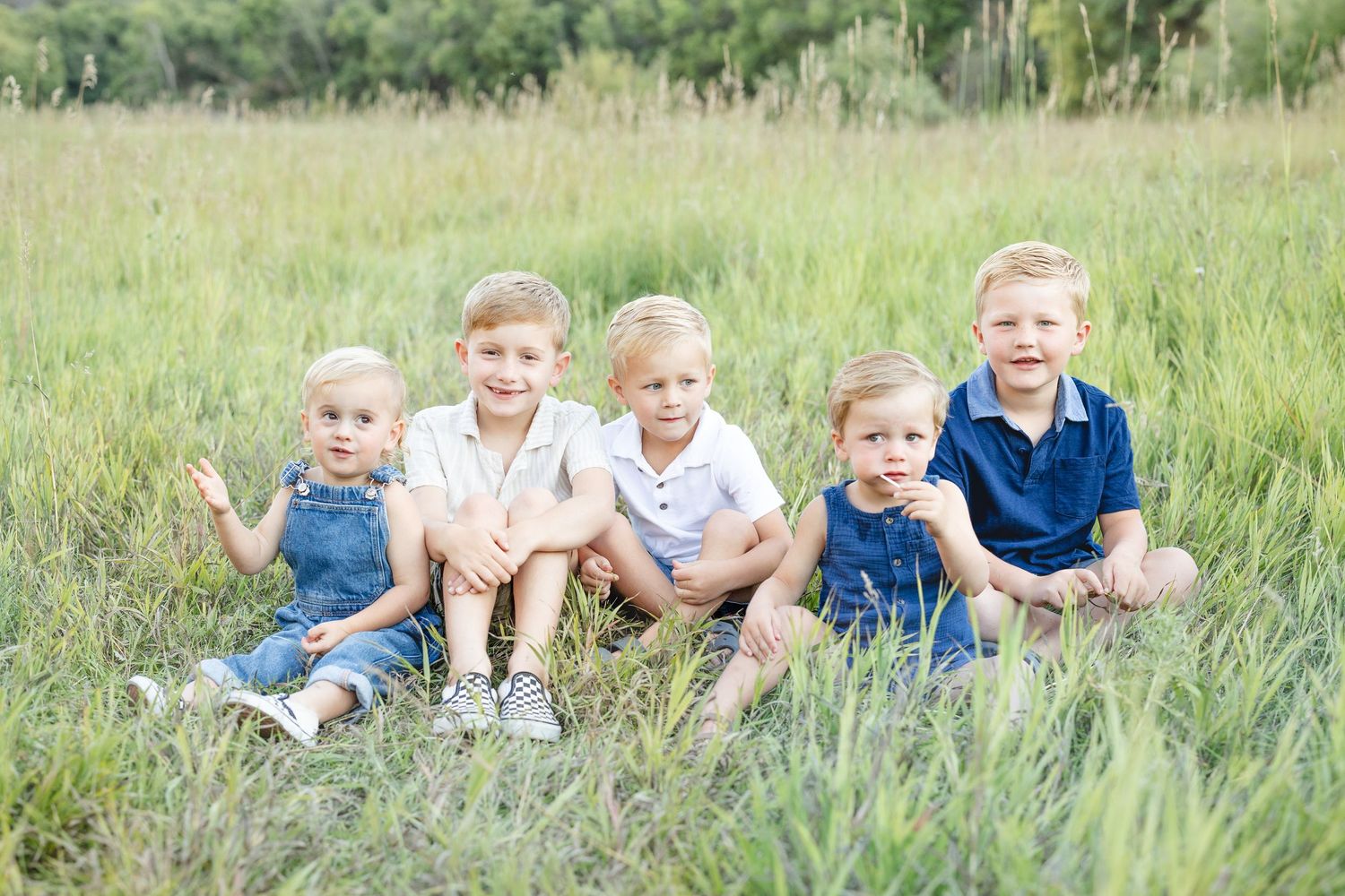 Children in field Provo Canyon Utah