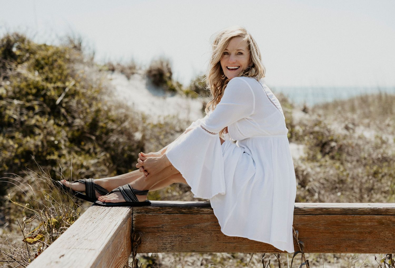 Beach portrait of Wilmington, NC and Highland Utah photographer