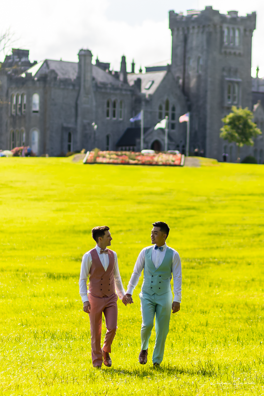 A fairytale wedding at Kilronan Castle — timeless portraits and editorial photography for couples seeking luxury in Ireland.