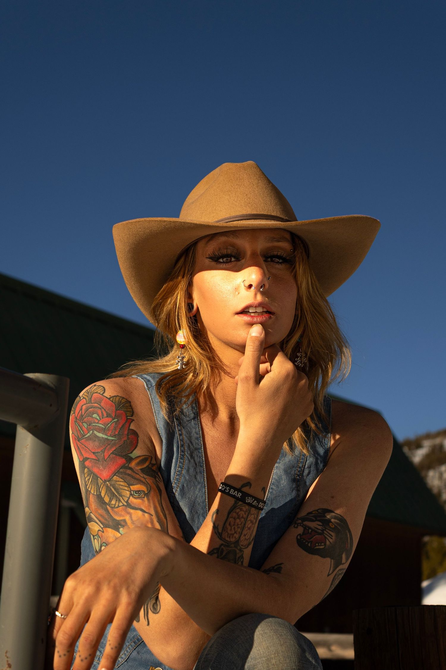 Cow Girl Photoshoot - Model Emily Coccia