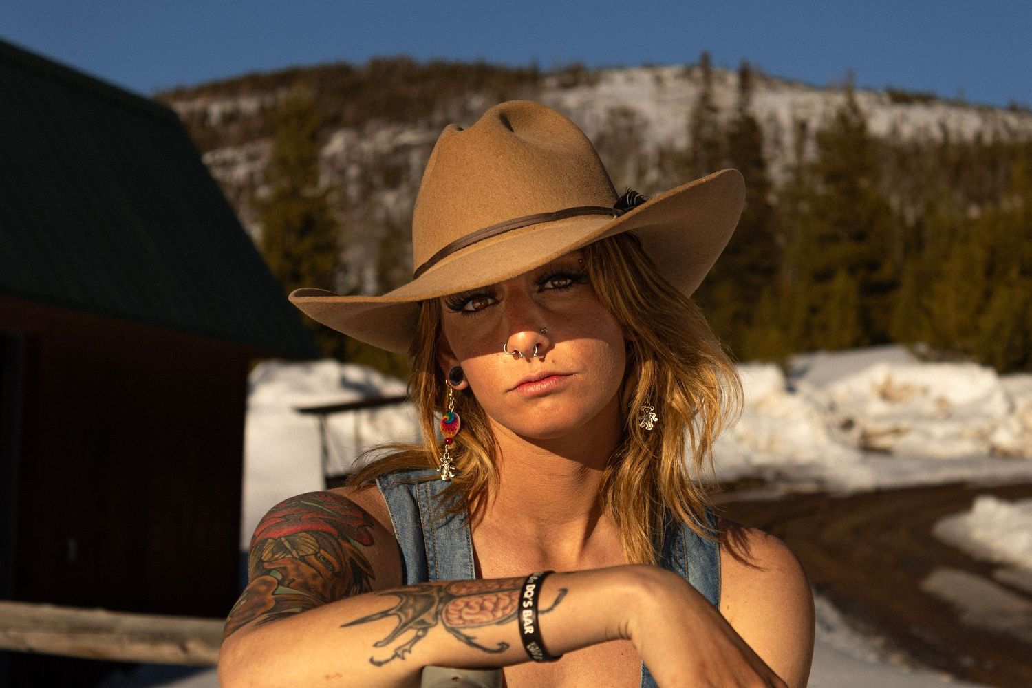 Cow Girl Photoshoot - Model Emily Coccia