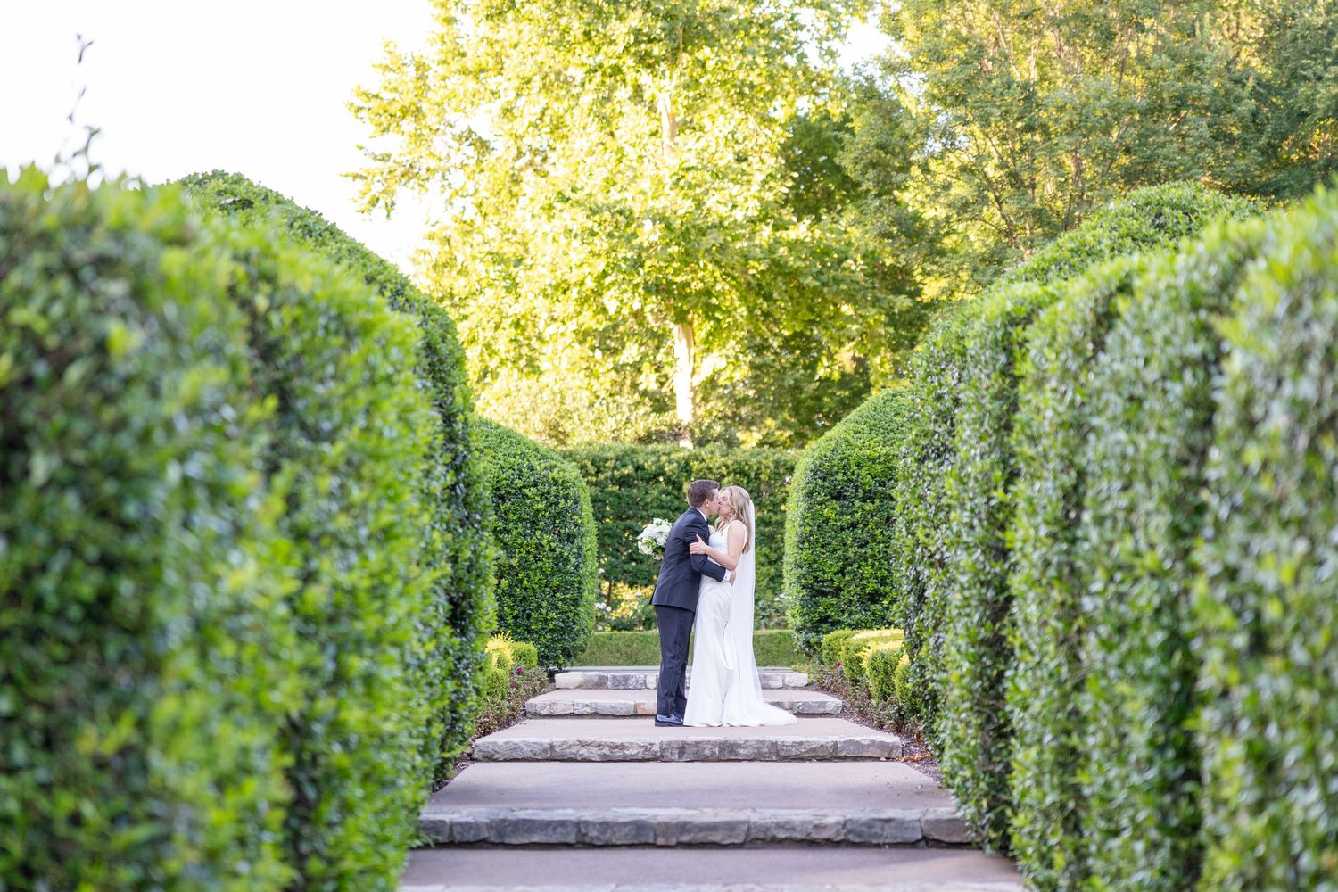 Dallas Arboretum Wedding Couple