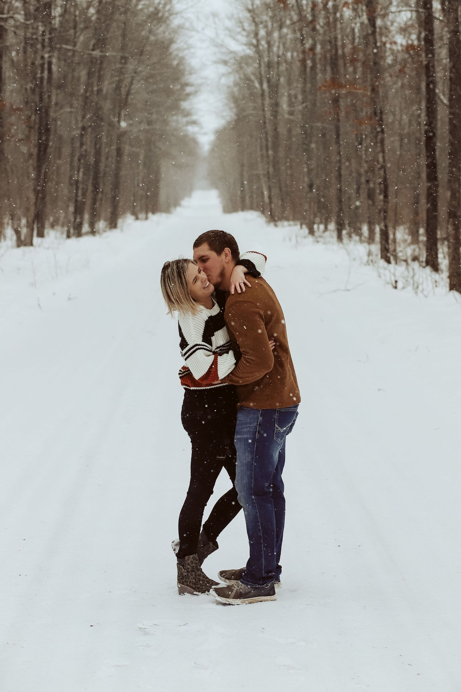 Engagement photo in Felch Mi