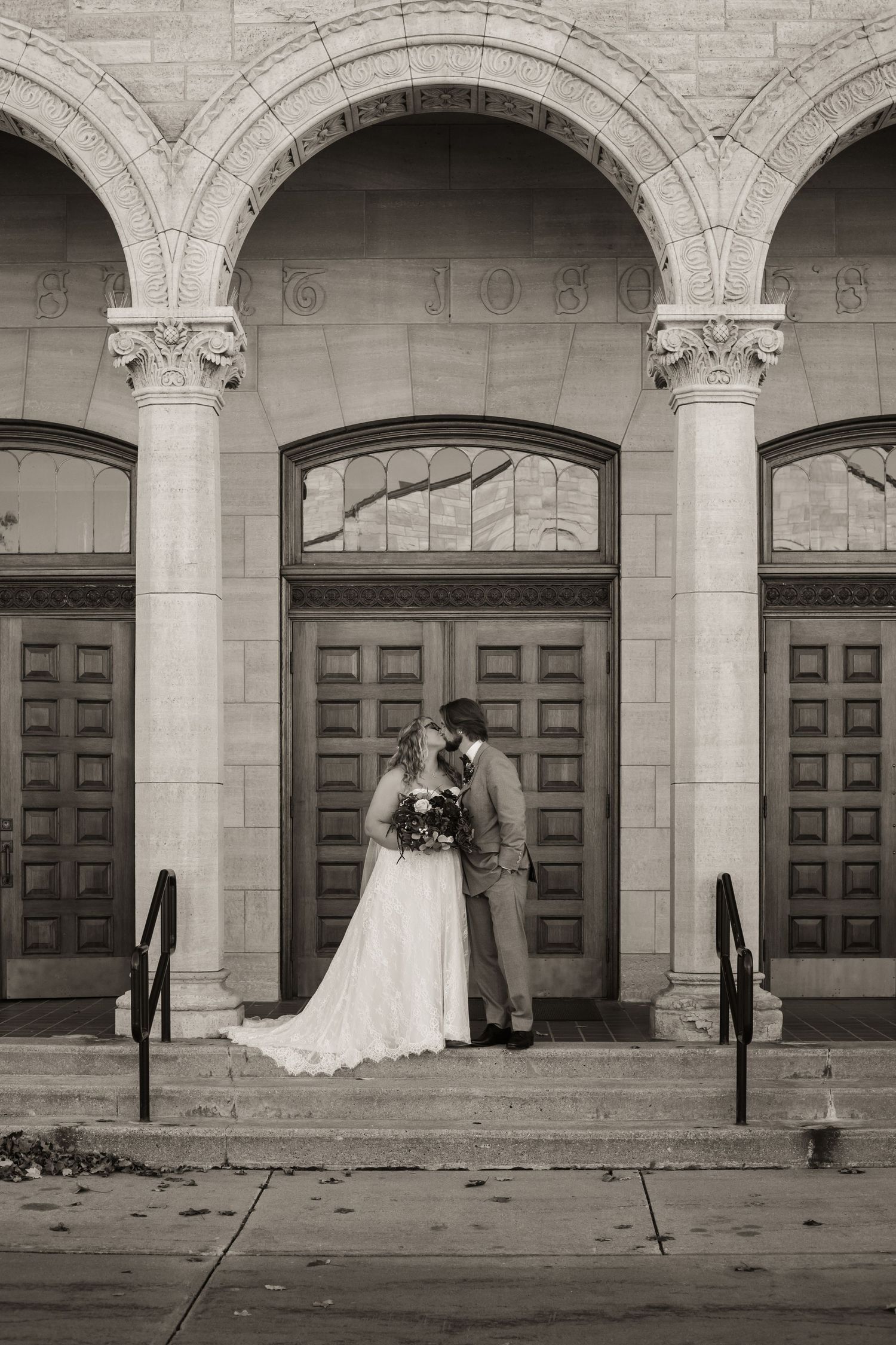 Wedding Portrait in Escanaba, Mi