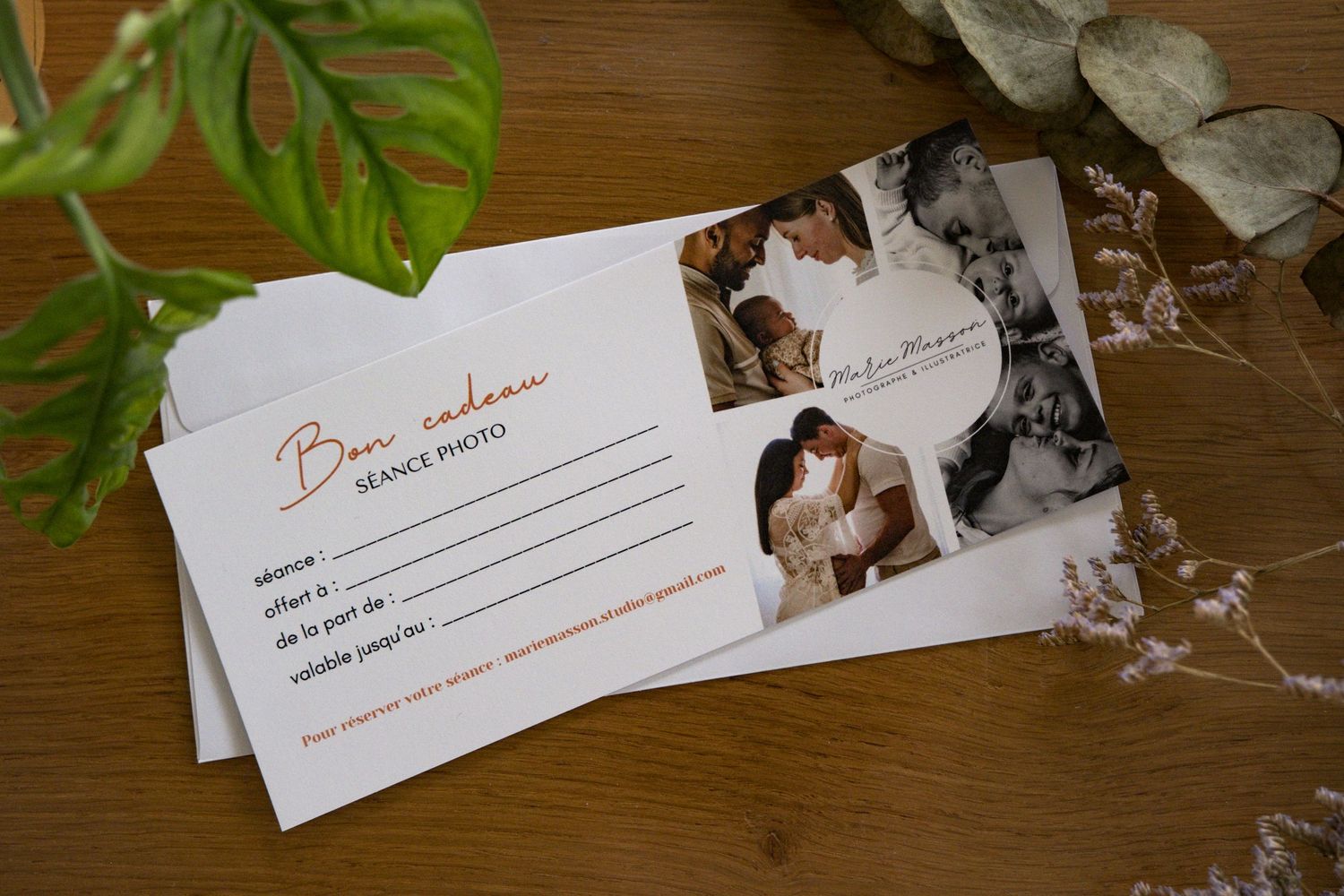 carte bon cadeau séance photo marie masson photographe illustratrice saint omer