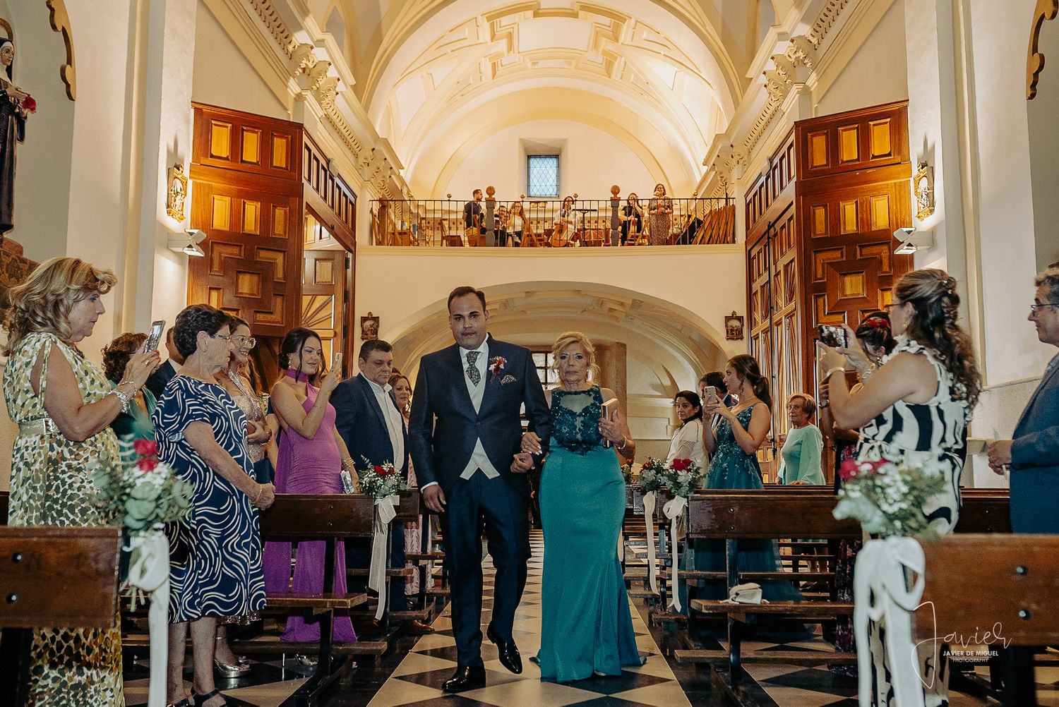 Entrada del novio con la madrina, Noblejas, toledo