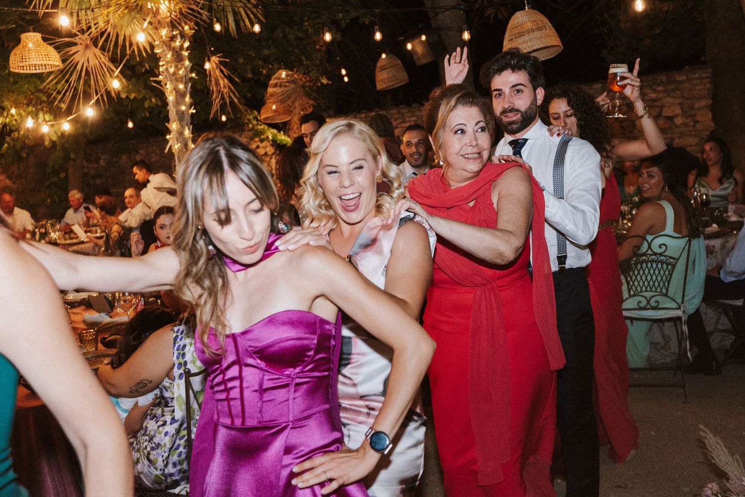 La conga en una boda