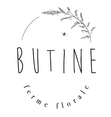Logo d'une ferme florale et fleuriste avec qui j'ai travaillé pour des photos.