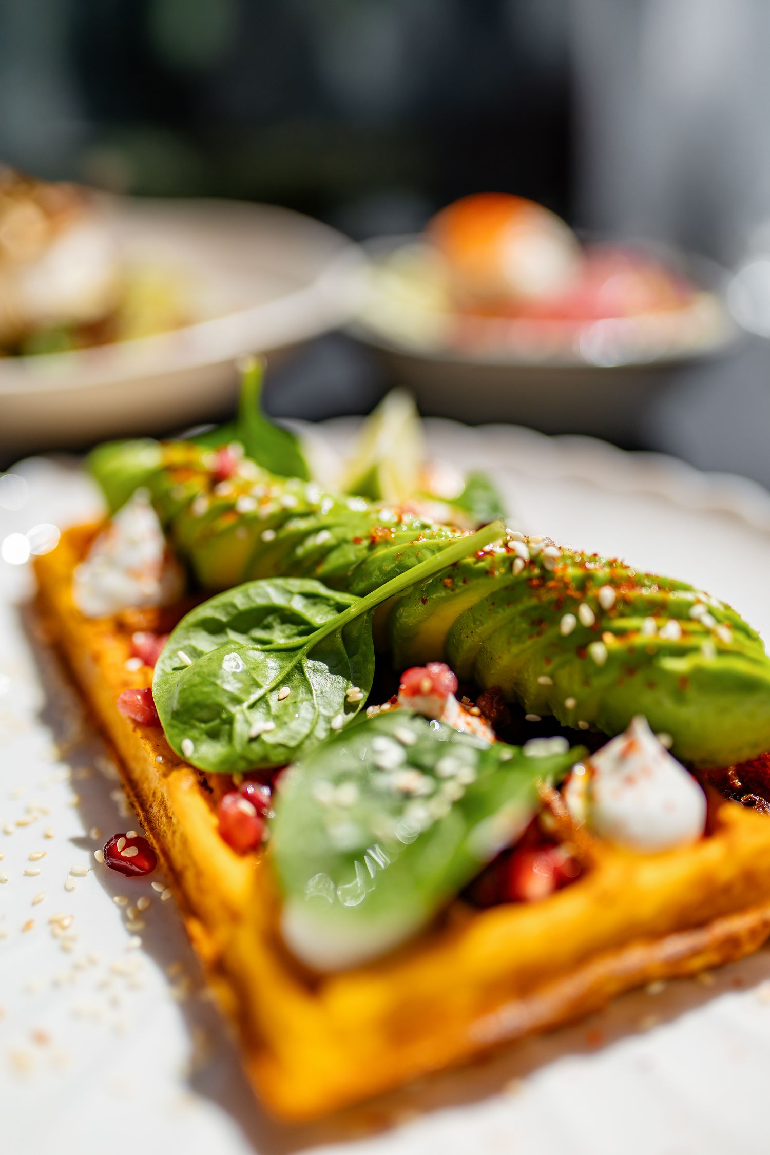 Mise en scène d'un plat d'un restaurant