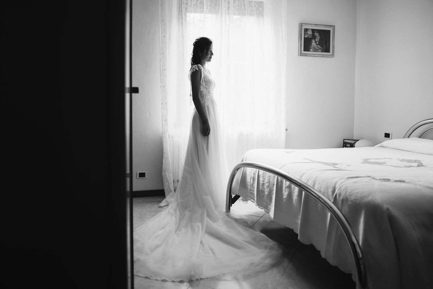 vestizione sposa