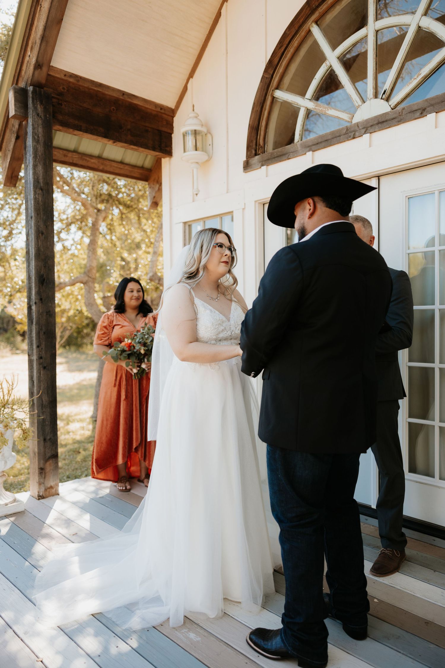 western couples wedding
