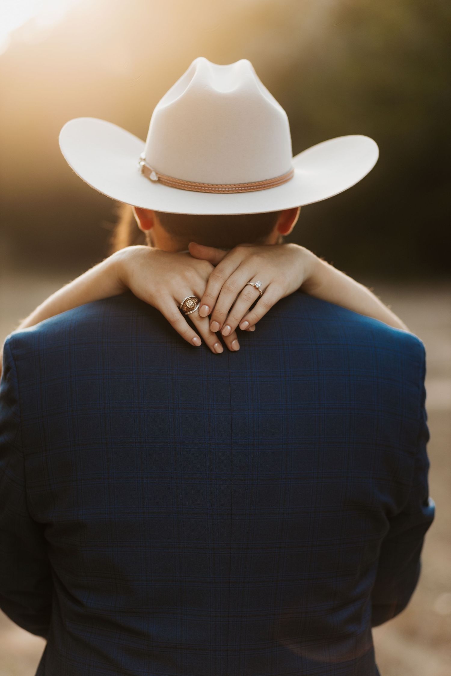 western couples engagement session