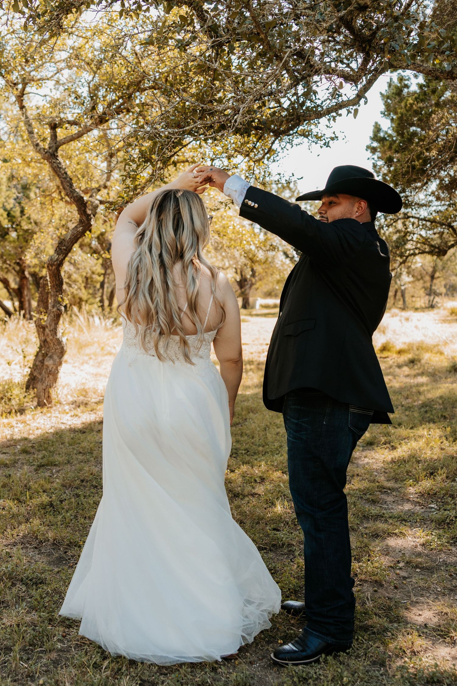 western couples wedding