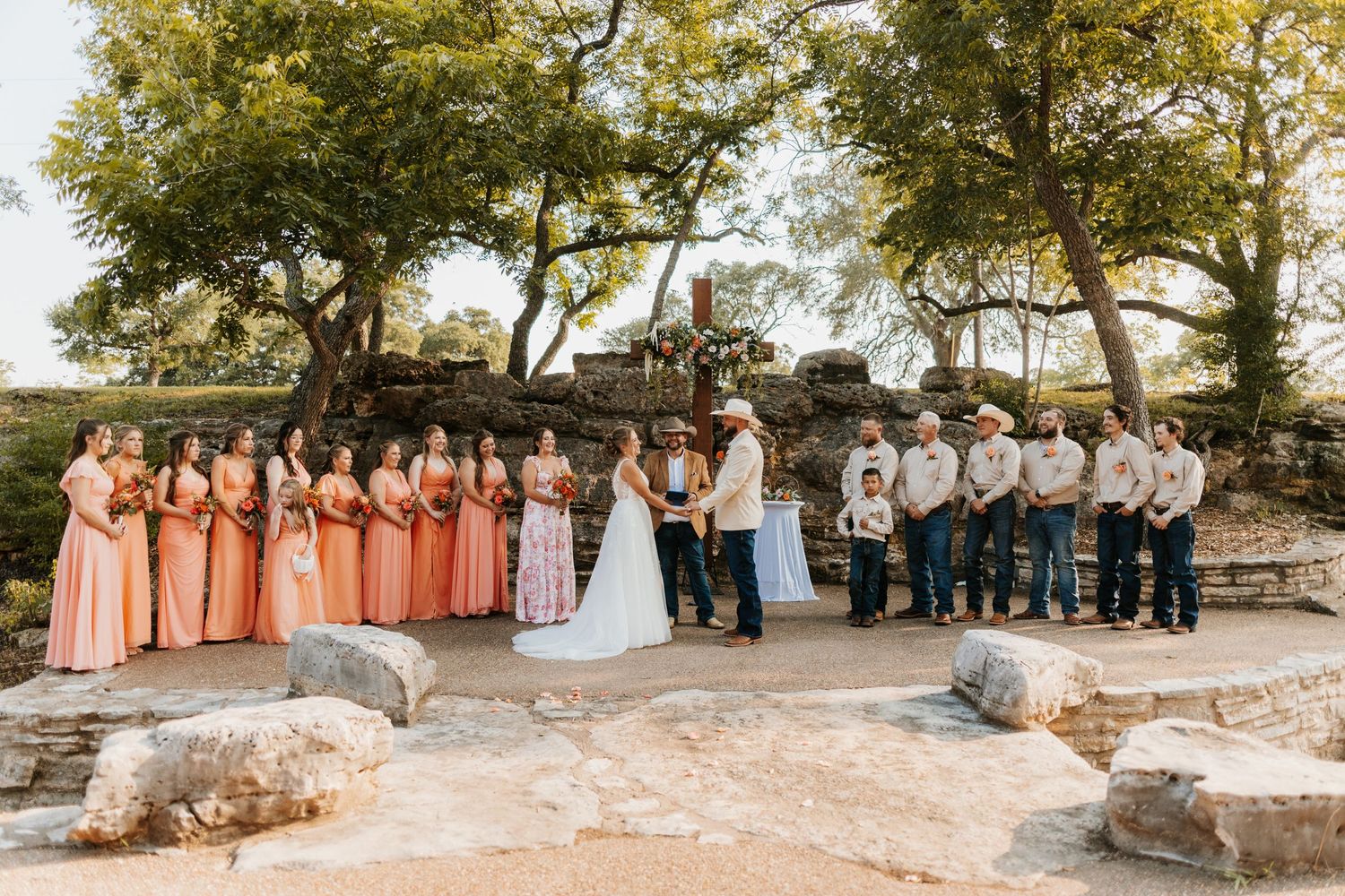 western couples wedding