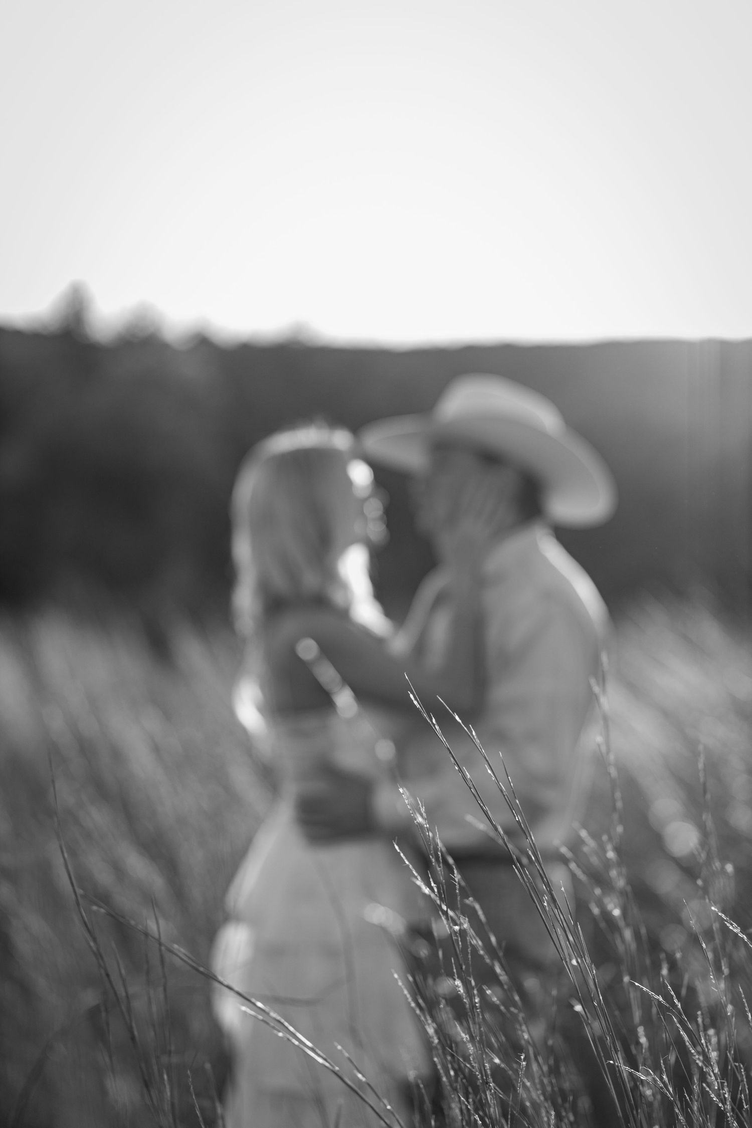 western couples engagement session