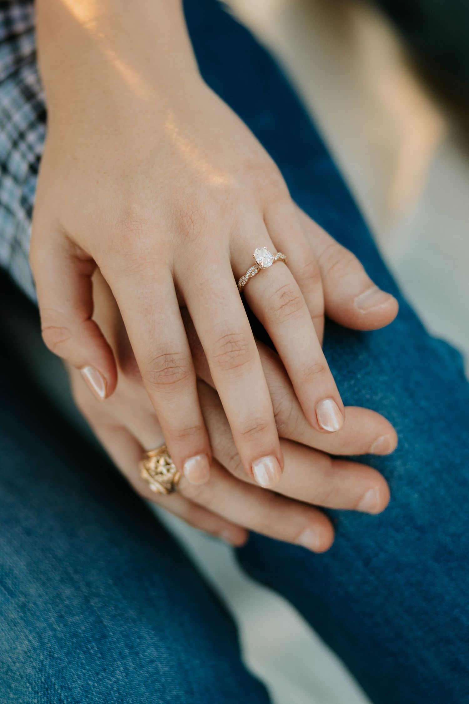western couples engagement session