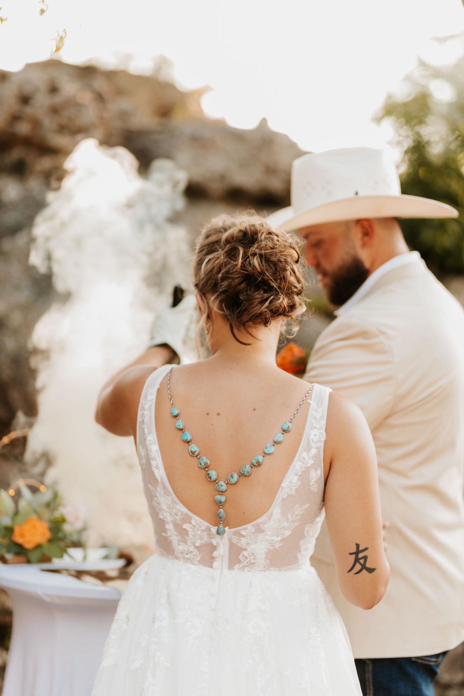 western couples wedding