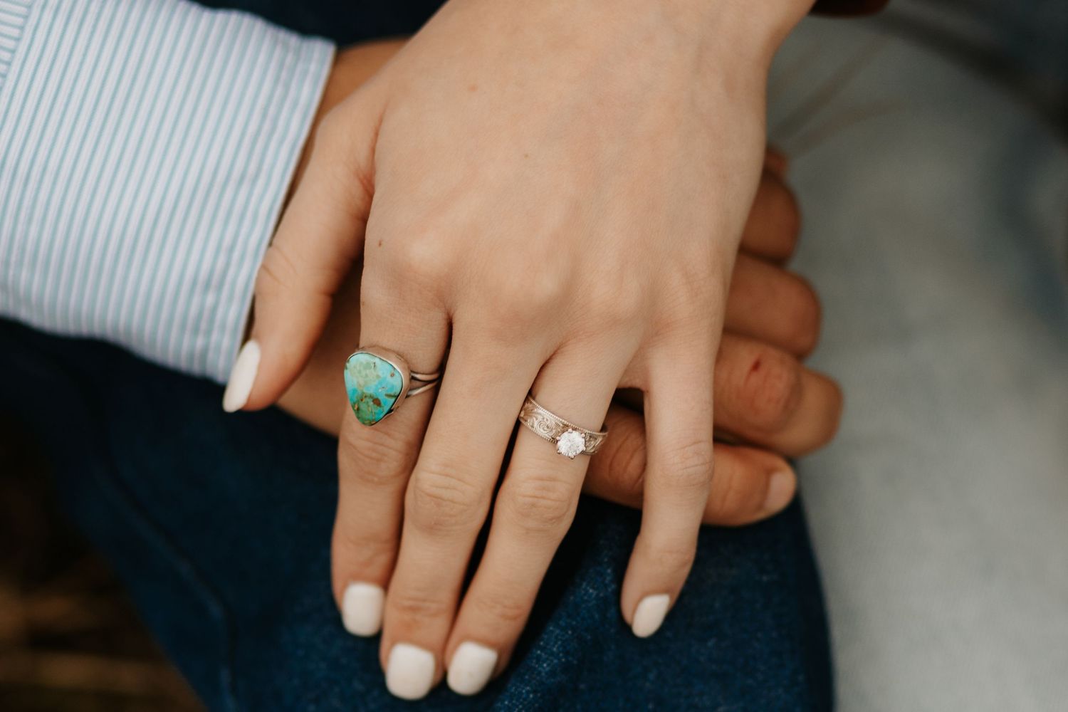 western couples engagement session