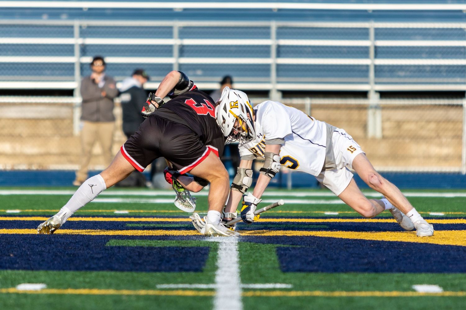 rosemount irish boys lacrosse fogo battles for posession against lakeville north panther