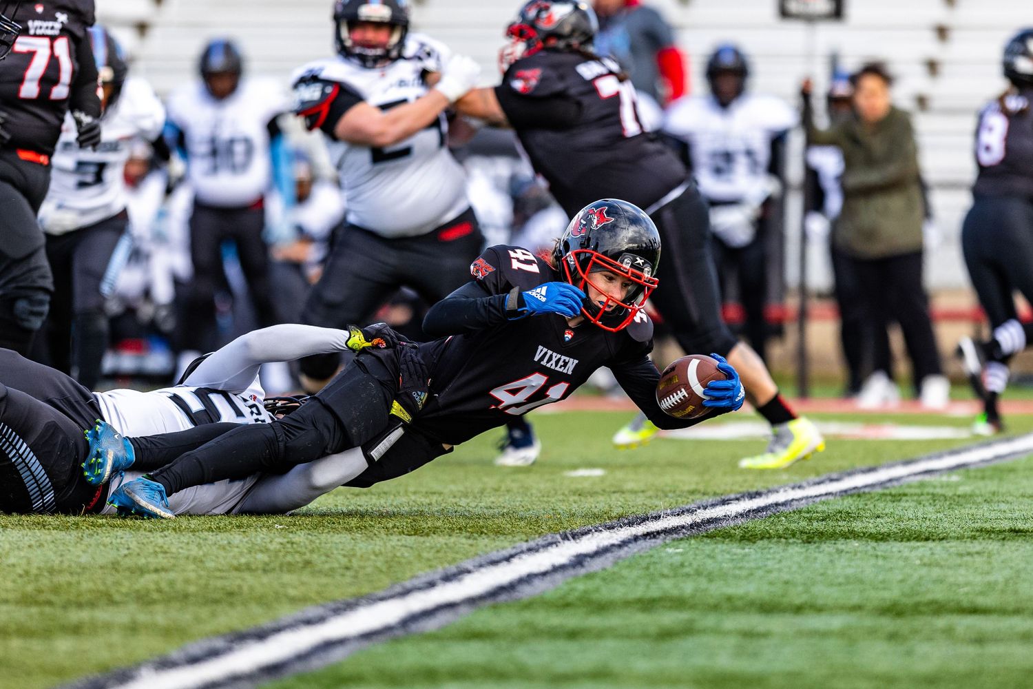 minnesota vixen professional womens football WFA womens football alliance professional sports photographer twin cities
